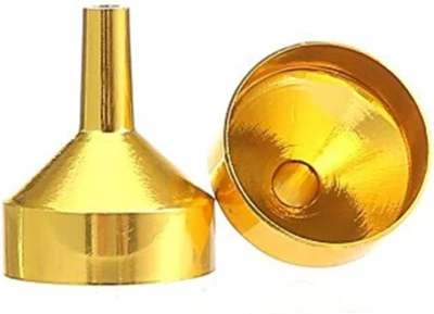 (TM) Small Aluminum Funnels for Filling Mini Bottles Containers (6-Pack)