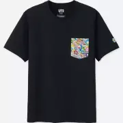NWT Uniqlo UT XL (US L) & DORAEMON Kaikai Kiki Takashi Murakami Black Simple2018