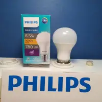 在飛比找Yahoo!奇摩拍賣優惠-PHILIPS 飛利浦 LED E27 6.5W 超級光 真