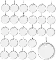 Angoily 100pcs Metal Rimmed Key Tags Round Paper Labels for Key Identification Luggage and Backpack Organization Writable Keychain Tags with Split Rings for Easy Identification