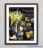 Shin Megami Tensei Persona 4 Playstation 2 PS2 Glossy Promo Ad Poster G7344