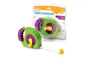 Learning Resources Simple Tape Measure, Ages 3+, Retractable Toy Tape Measure, Measures 4 Feet, Construction Toy for Kids,Back to School