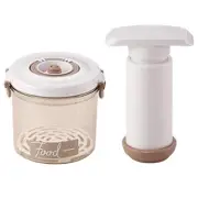 Vacuum Containers for Food Storage with Manual Pump, Portable Pantry3351