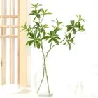 Plastic Artificial Drunken Wood Plants Branch Green Palm Wood Branch Hotel