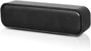 USB Powered Soundbar Desktop Speaker Wired Computer Sound Box for TV Desktop Laptop with 2 Subwoofers Music Player