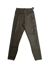 Abercrombie & Fitch Women's Contour 7/8-Length Pocket Leggings Dark Olive M~NWT