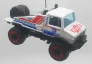 Christmas Ornament for Mercedes-Benz Unimog 1300 Search and Rescue White Red Bl