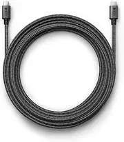 KEF C-Link Interspeaker Cable for LSX II LT, Grey 8 metres High Tenacity Fabric