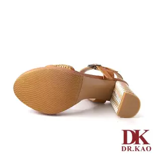 【DK 高博士】編織雙帶高跟女涼鞋 75-2283-55 棕色