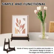 Plate Holder Display Stands Smooth Frame Holder Stand Reliable Wood Plate beteg