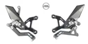 LighTech Kawasaki ZX6R / ZX636R 2005-2024 Adjustable Rearsets (Standard Shift...