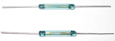2 X Aleph Magnetic Reed Switch - SPST N.O. - 1 A - 110 VAC / 200 VDC - 57mm L