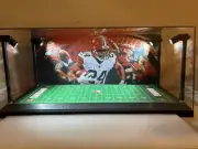 Nick Chubb Custom 2-card PSA & BGS display case w/ LED lights - Cleveland Browns