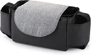 Labymos Diaper Bag Backpack Large Capacity Multi-Function Waterproof Polyester Baby Clothes Diaper Nappy Milk Powder Bottle Travelling Storage Bag with 6 Pockets Hold or - Black