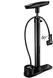 Portable Tire Inflator for Cycle, High Pressure Cycle Pump Tire Inflator with Digital Gauge, Floor Electric Air Pump Handheld Cycle Supplies for Cycle