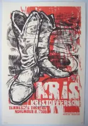 Kris Kristofferson Iron On Transfer For T-Shirt & Other Light Color Fabrics #1