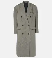 [Marant Etoile] Marant Etoile Lexana wool-blend coat AU 12 black