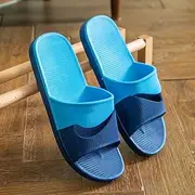 [JSMY] Open Toe Slide Slippers Men's Sandals and Slippers Summer Home Indoor Bathroom Bath Sandals Home Wear Anti-Slip Shoes Soft Sandals (Size : 39)