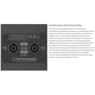 【聊聊 可再優惠】Turbosound TLX84 雙八吋、被動式陣列喇叭 / 支 公司貨 免運！