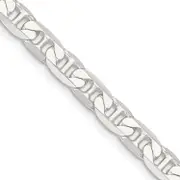 24 Inch Sterling Silver 7mm Flat Anchor Chain
