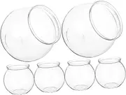 Anneome 6pcs Plastic Candy Bowls for and Party Decorations Unbreakable Snack Bowls for Serving Sweets and Table Centerpieces Easy to Clean Versatile Design for Events