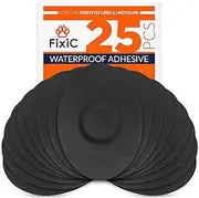 Fixic Freestyle Libre Adhesive Patch 25 PCS - Enlite - Guardian - Premium Adhesive Patches - Pre Cut Back Paper - Black - Best Long Fixation for Your Sensor!