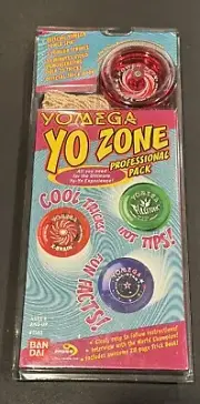 Yomega Bandai Yo Zone Professional Pack with Red Yo-Yo and VHS Tape - SEALED