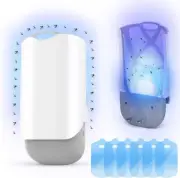 Indoor Insect Trap with UV Light & Night Light, Plug-in Mosquito Killer for