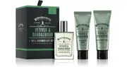 Scottish Fine Soaps Well Groomed Gift Set Vetiver & Sandalwood Gift Set for Men