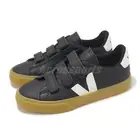 Veja Recife Logo Chromefree Leather Black White Gum Women Casual Shoe RC0503698A