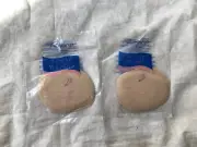 Foot Petals Foot Works Ball of Foot Cushion Beige Set of 2 New