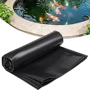 Flexible Pond Liner for Outdoor Ponds,Reinforced Large PE Pond Liner,Pond Membrane Fish Pond Liner,Heavy Duty Fish Pond Preformed Liners, Garden Pool Membrane for Landscaping, Fountains, Waterfall(6*7