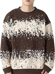 [Generic] Long Sleeve Workout Shirt Men CrewNeck Long Sleeve Pullover Sweater Men's Sweater Autumn and Winter Men's Pullover Tops Long Sleeved Tunic