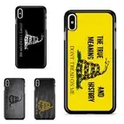 For iPhone XS 11 12 13 14 15 16 Pro Max Anti scratch Cover Dont Tread on Me Flag