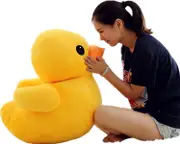 50cm Giant Cute Plush Yellow Duck Soft Stuffed Animal Toy Sofa For Children's Birthday Decoration