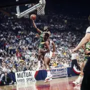 finals Seattle SuperSonics Sherell Ford in action taking layup vs - Old Photo