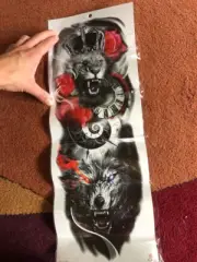Large Arm Sleeve Tattoo Waterproof Temporary Tatoo Sticker Women Men Fashion