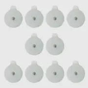 TENS Electrodes w/ Premium Gel-2" Round Snap Replacement Pads 5 pairs (10 pads)