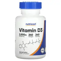 在飛比找iHerb優惠-[iHerb] Nutricost Vitamin D3, 