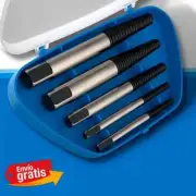 Juego Extractores Tornillos Pelados Extractor Pernos Dañados Mano Izquierda 5PCS