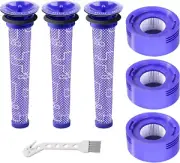 6 Pack Filters Kit for Dyson, Vacuum Filter Replacement Compatible with Dyson V7