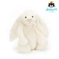 在飛比找博客來優惠-英國 JELLYCAT 36cm 典雅白兔安撫玩偶