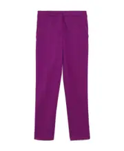 plain knit dress pants IT40 Purple