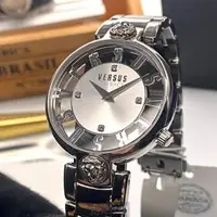 在飛比找森森購物網優惠-VERSUS VERSACE手錶, 女錶 36mm 銀圓形精
