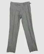 Tom Ford Men's Gray Flat Front Suit Wool Dress Trousers Pants Size 54R