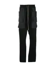 drop-crotch trousers XS Black