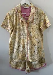 Peter Alexander Womens Golden Retriever Shortie PJ Set Size Medium RRP$129.00