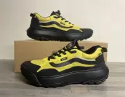 Vans MTE Cross Path Black/Yellow Sneakers Hiking Shoes Men's Size 9.5 NEW