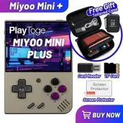 Miyoo Mini Plus Retro handheld Console 128GB OnionOS WiFi Easy Net Play - Grey