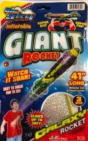Big Sky Inflatable Giant Rocket Easy To Build Fun To Fly Galaxy Model!